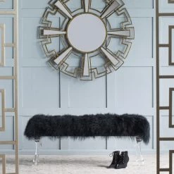 Best Sale ๐ A & B Home Bedroom Benches A & B Home Mongolian Fur Bedroom Bench โ๏ธ 9 Best Sale ๐ A & B Home Bedroom Benches A & B Home Mongolian Fur Bedroom Bench โ๏ธ -Indoor Benches Shop detail2ABH3144