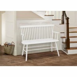 Top 10 🔔 Entryway Benches Crown Mark Jerimiah Spindleback Bench 🎉 -Indoor Benches Shop detail2CROW068