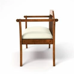 Brand new 💯 Entryway Benches Furniture Of America Angelou Slatted Back Bench 😉 -Indoor Benches Shop detail2ENLB1518