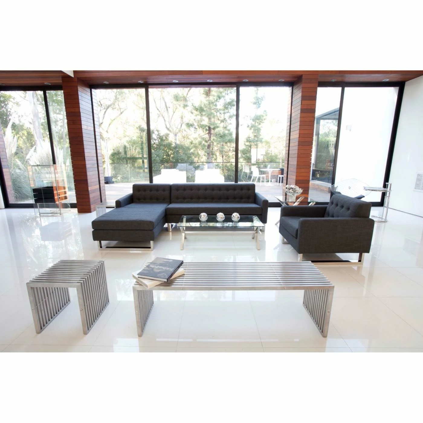 Outlet ⌛ Entryway Benches Pangea Home Lanser Bench ⌛ 6 Outlet ⌛ Entryway Benches Pangea Home Lanser Bench ⌛ - Image 4