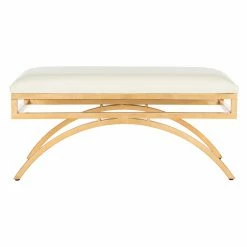 Deals 🎉 Bedroom Benches Safavieh Moon Arch Backless Bedroom Bench 💯 -Indoor Benches Shop detail2SAV8137