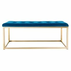 New 🥰 Bedroom Benches Safavieh Reynolds Velvet Bench 🥰 -Indoor Benches Shop detail2SAV9629
