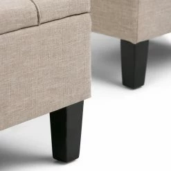 Buy 🛒 Brooklyn & Max Ottoman Benches Brooklyn + Max Sea Mills 3 Piece Storage Ottoman Set 🎉 -Indoor Benches Shop detail2SIMP1215