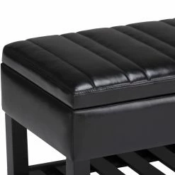 Brand new 👍 Brooklyn & Max Ottoman Benches Brooklyn + Max Adeline Faux Leather Storage Ottoman Bench 🔔 -Indoor Benches Shop detail2SIMP1237