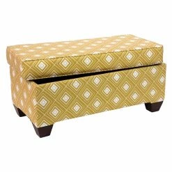 Best deal 😀 Indoor Storage Benches Skyline Furniture Rectangular Upholstered Storage Bench 🔥 -Indoor Benches Shop detail2SKY1719