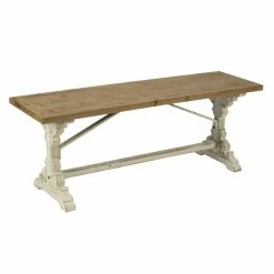 Best deal 🔔 Bedroom Benches Tripar Wood Farmhouse Style Bench 🧨 -Indoor Benches Shop detail2TRIR149