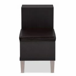 Best reviews of 🤩 Indoor Storage Benches Baxton Studio Arielle Seating Bench With 👟 Shoe Storage And Drawers ❤️ -Indoor Benches Shop detail2WSI2658