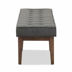 Best reviews of 🛒 Entryway Benches HN Home Waterbury Transitional Fabric Button-Tufted Bench 💯 -Indoor Benches Shop detail2WSI3604