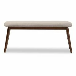 Buy 🎁 Kitchen & Dining Benches Baxton Studio Flora Upholstered Backless Dining Bench 🤩 -Indoor Benches Shop detail2WSI4325