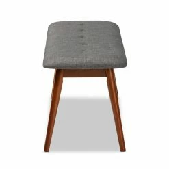 Outlet 🥰 Kitchen & Dining Benches Baxton Studio Flora II Dining Bench 👏 -Indoor Benches Shop detail2WSI4558