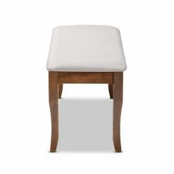 Hot Sale 👍 Kitchen & Dining Benches Baxton Studio Cornelie Transitional Dining Bench 💯 -Indoor Benches Shop detail2WSI4902
