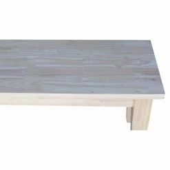 Outlet 💯 Kitchen & Dining Benches International Concepts Shaker Style Bench 😉 -Indoor Benches Shop detail2WWI450
