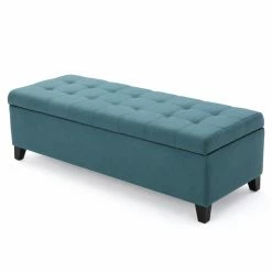 Wholesale 🔥 Best Selling Home Ottoman Benches Morrisey Fabric Storage Indoor Bench 🎁 -Indoor Benches Shop detail3BSHD2617