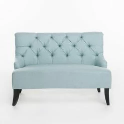 Promo 😉 Best Selling Home Settee Benches Kathleen Fabric Settee ❤️ -Indoor Benches Shop detail3BSHD2665