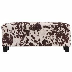 Best reviews of 🔥 Indoor Storage Benches Weston Home Roman Cow Hide Fabric Storage Bench 😉 -Indoor Benches Shop detail3HME2457