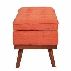 Cheap 🛒 Indoor Storage Benches OSP Home Furnishings Katheryn Upholstered Storage Bench 🌟 -Indoor Benches Shop detail3HSR1435