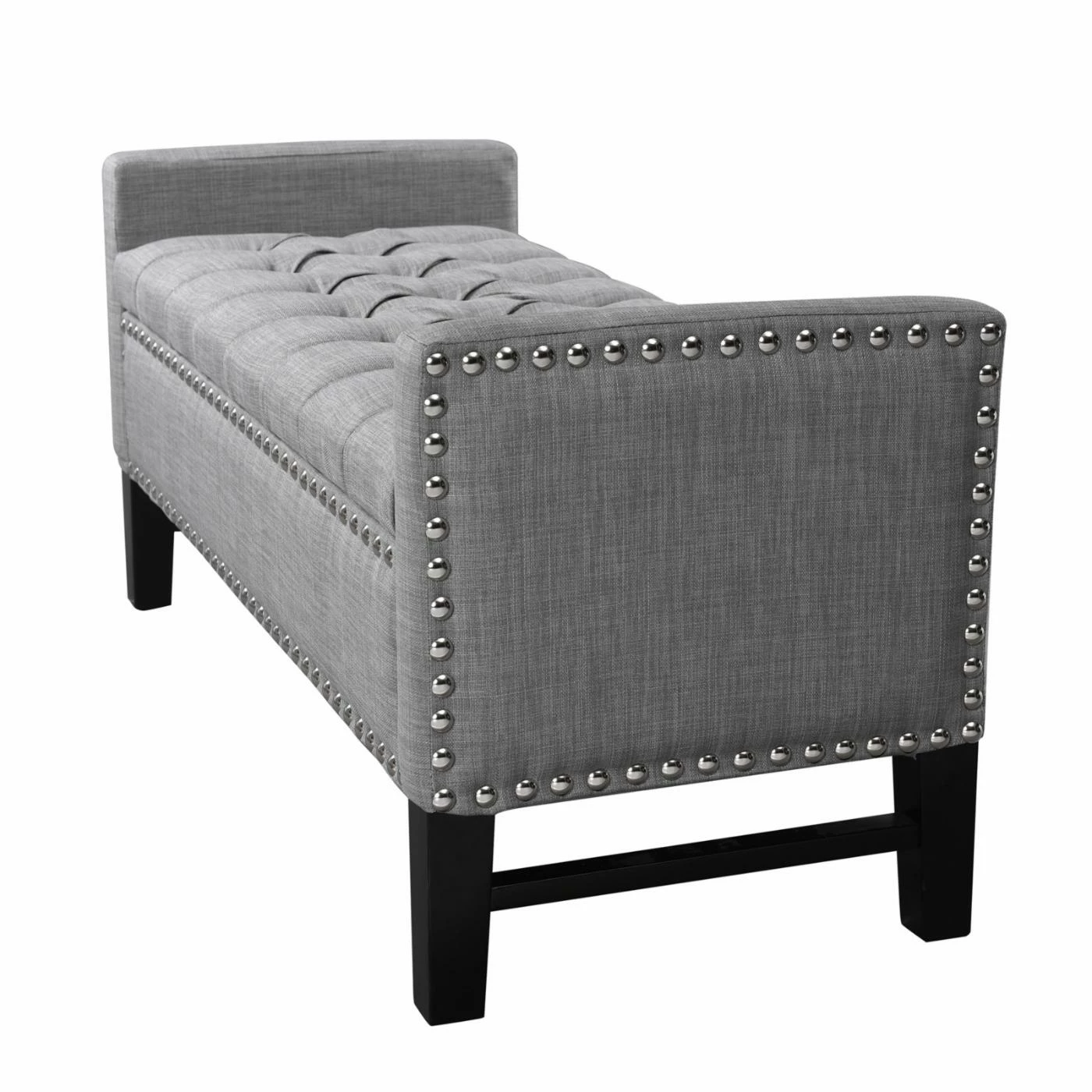 Discount π Indoor Storage Benches Inspired Home Hadley Linen Button Tufted Indoor Storage Bench β 8 Discount π Indoor Storage Benches Inspired Home Hadley Linen Button Tufted Indoor Storage Bench β - Image 6