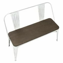 Buy 🛒 Entryway Benches LumiSource Oregon Industrial Farmhouse Entryway Bench 🌟 -Indoor Benches Shop detail3LUS920