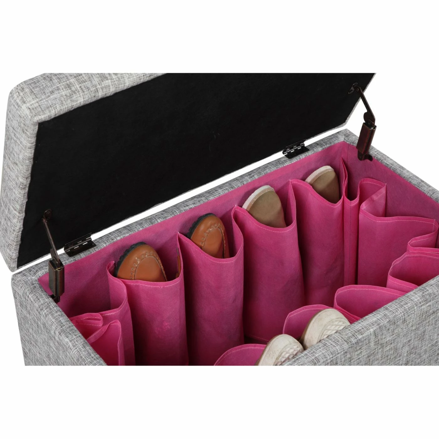 Wholesale ๐ Bedroom Benches Ore International Light Gray Tufted ๐ Shoe Storage Bench ๐ 8 Wholesale ๐ Bedroom Benches Ore International Light Gray Tufted ๐ Shoe Storage Bench ๐ - Image 6