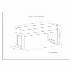 Deals 🌟 Brooklyn & Max Ottoman Benches Brooklyn + Max Lewiston Faux Leather Ottoman Bench ✔️ -Indoor Benches Shop detail3SIMP1239