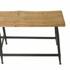 Best Sale 🧨 Entryway Benches DecMode Reclaimed Wood Bench 👍 -Indoor Benches Shop detail3UMA12880