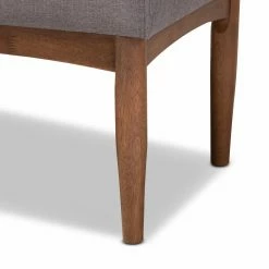 Outlet 🤩 Kitchen & Dining Benches HN Home Cranbrook Mid-Century Modern Upholstered Dining Bench 🧨 -Indoor Benches Shop detail3WSI4546