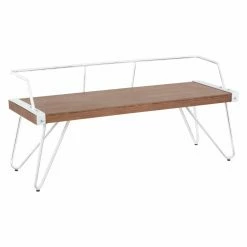 New 🧨 Entryway Benches LumiSource Stefani Industrial Bench 🔥 -Indoor Benches Shop detail4LUS828
