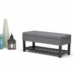 Best Pirce 🌟 Brooklyn & Max Indoor Storage Benches Brooklyn + Max Hayden Storage Ottoman Bench 💯 -Indoor Benches Shop detail4SIMP1255