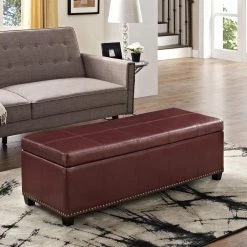 Best reviews of 😍 Brooklyn & Max Indoor Storage Benches Brooklyn + Max Huntsville Leather Storage Ottoman Bench 🎁 -Indoor Benches Shop detail4SIMP128