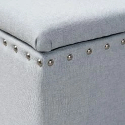 Wholesale 😍 Best Selling Home Indoor Storage Benches Tatiana Upholstered Storage Ottoman/Bench With Nailhead Trim 🎉 -Indoor Benches Shop detail5BSHD3231