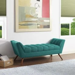 Best Pirce ⭐ Bedroom Benches Modway Response Upholstered Fabric Bench 😍 -Indoor Benches Shop detail5EEI1761