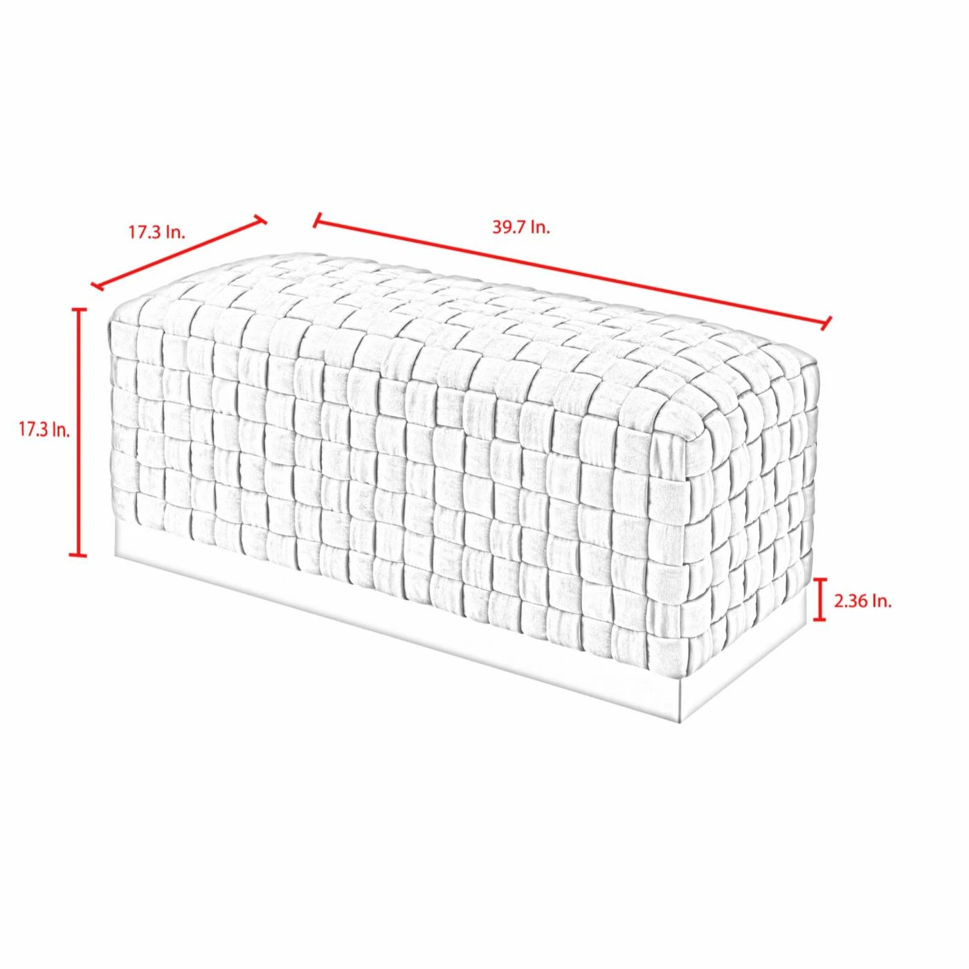 Budget 💯 Ottoman Benches Nicole Miller Ivana Velvet Bench 👍 10 Budget 💯 Ottoman Benches Nicole Miller Ivana Velvet Bench 👍 - Image 8