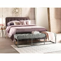 Buy 🤩 Bedroom Benches Serta Danes Tufted Bench With Iron Legs 👏 -Indoor Benches Shop detail5MILL238