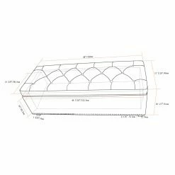 Buy 🎉 Brooklyn & Max Ottoman Benches Brooklyn + Max Gilbert Linen Storage Bench 💯 -Indoor Benches Shop detail5SIMP127