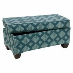 Best deal 😀 Indoor Storage Benches Skyline Furniture Rectangular Upholstered Storage Bench 🔥 -Indoor Benches Shop detail5SKY1719