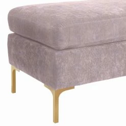 Brand new 🎉 Bedroom Benches TOV Furniture Delilah Velvet Upholstered Backless Bedroom Bench ⌛ -Indoor Benches Shop detail5TOVF507