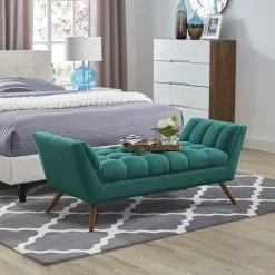 Best Pirce ⭐ Bedroom Benches Modway Response Upholstered Fabric Bench 😍 -Indoor Benches Shop detail6EEI1761