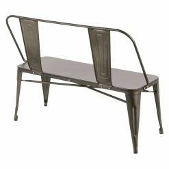 Coupon 👏 Entryway Benches LumiSource Oregon Industrial Indoor Entryway Bench 😉 -Indoor Benches Shop detail6LUS1196