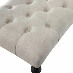 Top 10 🥰 Kitchen & Dining Benches Roundhill Furniture Leviton Fabric Tufted Dining Bench 🧨 -Indoor Benches Shop detail6ROUN570