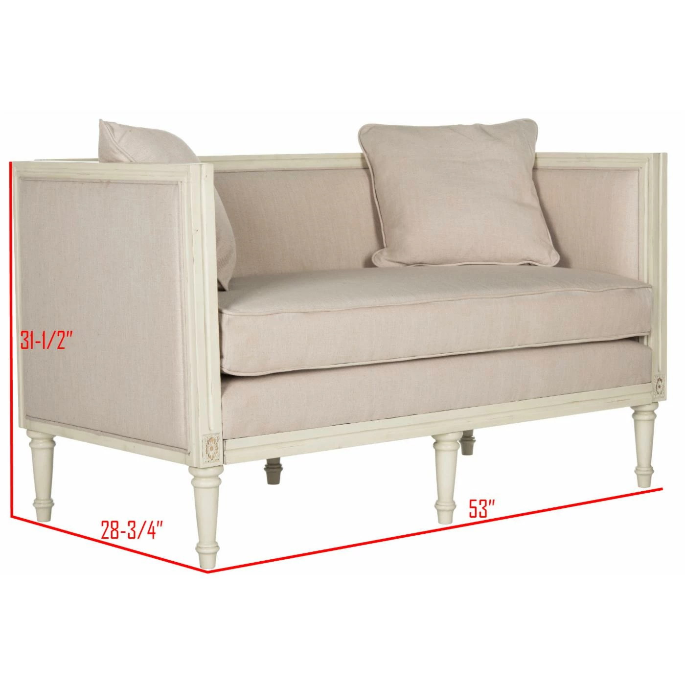 Best Pirce ๐ฅฐ Settee Benches Safavieh Leandra Linen French Country Settee โค๏ธ 11 Best Pirce ๐ฅฐ Settee Benches Safavieh Leandra Linen French Country Settee โค๏ธ - Image 9