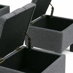 Buy 🛒 Brooklyn & Max Ottoman Benches Brooklyn + Max Sea Mills 3 Piece Storage Ottoman Set 🎉 -Indoor Benches Shop detail6SIMP1215