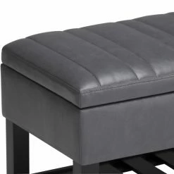 Brand new 👍 Brooklyn & Max Ottoman Benches Brooklyn + Max Adeline Faux Leather Storage Ottoman Bench 🔔 -Indoor Benches Shop detail6SIMP1237