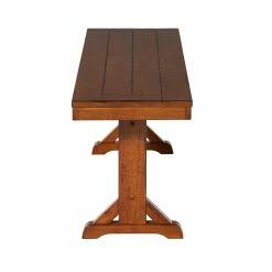 Discount ⌛ Kitchen & Dining Benches Walker Edison Wood Bench 😉 -Indoor Benches Shop detail6WAL262