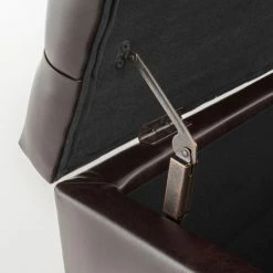 Brand new ⌛ Best Selling Home Ottoman Benches Oliver Leather Storage Indoor Bench 🎁 -Indoor Benches Shop detail7BSHD2618