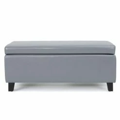 Cheap 💯 Best Selling Home Ottoman Benches Brahma Leather Storage Ottoman 😍 -Indoor Benches Shop detail7BSHD2733