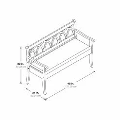 Budget 😀 Indoor Storage Benches OSP Home Furnishings Coventry Wooden Storage Bench 👍 21 Budget 😀 Indoor Storage Benches OSP Home Furnishings Coventry Wooden Storage Bench 👍 -Indoor Benches Shop detail7HSR1342