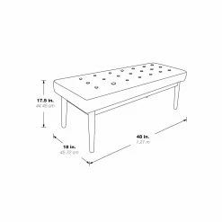 Brand new 💯 Entryway Benches OSP Home Furnishings West Park Bench 🛒 -Indoor Benches Shop detail7HSR1635