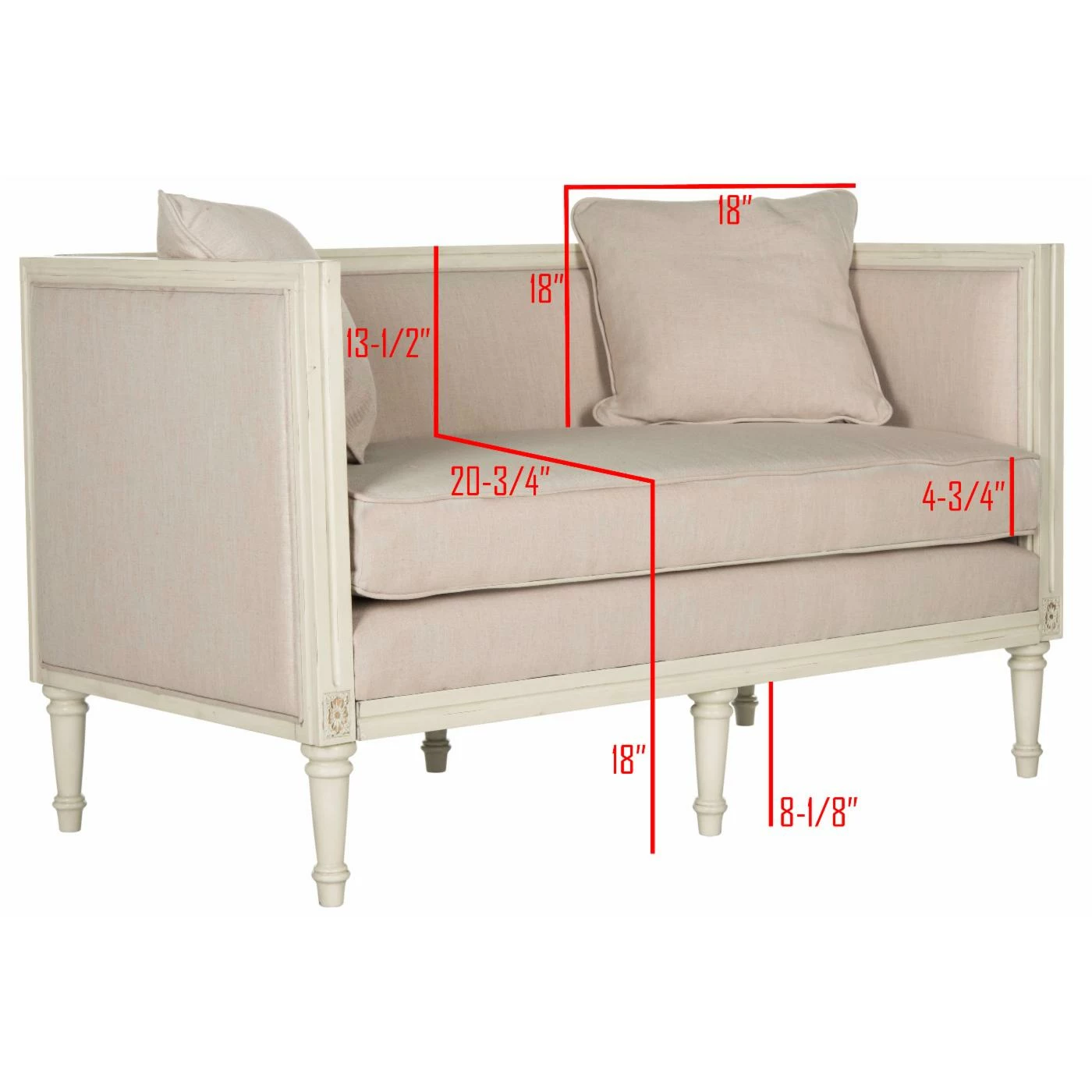 Best Pirce ๐ฅฐ Settee Benches Safavieh Leandra Linen French Country Settee โค๏ธ 12 Best Pirce ๐ฅฐ Settee Benches Safavieh Leandra Linen French Country Settee โค๏ธ - Image 10