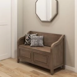 Top 10 ✔️ Brooklyn & Max Entryway Benches Brooklyn + Max Somerset Solid Wood Entryway Storage Bench 😀 -Indoor Benches Shop detail7SIMP1206