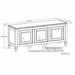 Wholesale 🎉 Brooklyn & Max Indoor Storage Benches Brooklyn & Max Somerset Traditional Storage Bench ❤️ -Indoor Benches Shop detail7SIMP1844